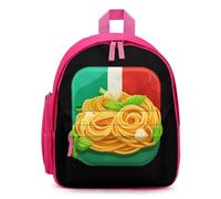 Pasta And Spaghetti Italy Flag Funny Laptop Backpack Cute Rucksack Casual Travel Daypack Lightweight Bookbag Gift for Men Women