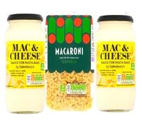 Pasta Bake Bundle with Macaroni, Rigatoni, Creamy Tomato and Mac & Cheese Sauces, Vegetarian Friendly Meal Prep Kit