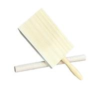 Pasta Board Kit - Hand-Carved Dough Forming Tool, Wood Grooved Block, Cooking Prep Aid, Artisan Kitchen Piece | Dough Shaping Pasta Tool for Meal Prep Home Chefs Classes Learning Cooking Practice