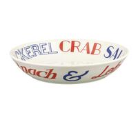 Pasta Bowl: 23Cm Emma Bridgewater Red & Blue Toast Medium Pasta Bowl, Ceramic