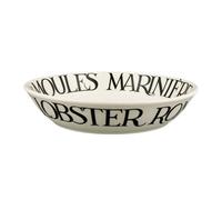 Pasta Bowl: 24Cm Emma Bridgewater Black Toast Crab Linguine Medium Pasta Bowl, Ceramic