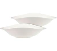 Pasta Bowls Villeroy & Boch Set of 2 White Serving Bowls - Vapiano