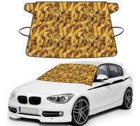 Pasta, Car Windshield Cover, Protective Windscreen Cover - Snow Ice Sun UV Dust Water Resistant - Fit for Most Cars