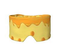 Pasta Cheese Food Pattern, Full Eye Covers Light Blocking Eye Mask Sleep Eye and Ear Muffs