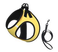 Pasta Cheese Food Pattern,Pet Harness,Adjustable Reflective Dog Harness,Pet Leash Vest,S