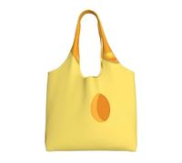 Pasta Cheese Food Pattern,Reusable Tote Bags Grocery Bags Large Capacity Canvas Shopping Shoulder bag