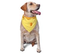 Pasta Cheese Food PatternDog Bandanas Cat Puppy Scarfs Washable Pet Handkerchief
