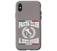 Pasta Club Al Dente Division Funny Pasta Lovers Italian Case for iPhone X/XS