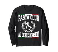 Pasta Club Al Dente Division Funny Pasta Lovers Italian Long Sleeve T-Shirt