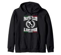 Pasta Club Al Dente Division Funny Pasta Lovers Italian Zip Hoodie