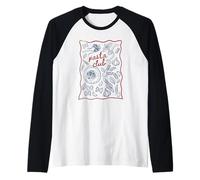 Pasta Club Hand-Drawn Italian Foodie Fine-Lines Art Raglan Baseball Tee