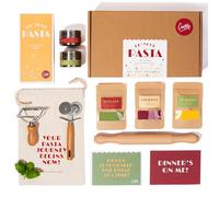 Pasta DIY Kit | Gourmet Pasta Set | All-in-One Set with Rolling Pin, Cutting Wheel, Ravioli Stamp, Spices and Pasta Colours | Great Gift for Beginners and Experienced Chefs