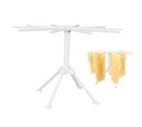 Pasta Drying Rack Noodle Stand with 10 Bar Handles Collapsible,Spaghetti Dryer Rack, Hold Up to 5 lbs, Perfect for Homemade Fresh Pasta, Household Kitchen Use