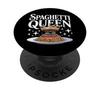 Pasta Fan Spaghetti Queen Italian Food Lover PopSockets Adhesive PopGrip