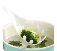 Pasta Fork, Pasta Spoon - Pasta Server Tooth Fork with Long Handle | Heat Resistant Meatball Spoon with Long Handle for Home, Cafe and Restaurant