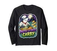 Pasta La Vista Carby Low Carb Shark Chef Keto Long Sleeve T-Shirt