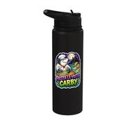 Pasta La Vista Carby Low Carb Shark Chef Keto Stainless Steel Insulated Water Bottle
