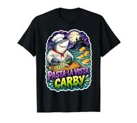 Pasta La Vista Carby Low Carb Shark Chef Keto Value Graphic T-Shirt, Men, Black, S