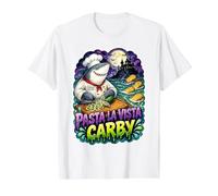 Pasta La Vista Carby Low Carb Shark Chef Keto Value Graphic T-Shirt, Men, White, L