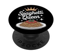 Pasta Lovers Spaghetti Queen Italian Kitchen Enthusiast PopSockets Adhesive PopGrip
