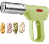 Pasta Machine, Electric Handheld Cordless Noodle with 5 Molds to Make Spaghetti Ramen, Easy to Clean