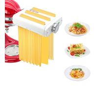 Pasta Maker Attachment Compatible with Kitchen Aid Stand Mixers 3 in 1 Pasta Roller, Noodle Maker Accessories