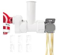 Pasta Maker Attachment for KitchenAid Stand Mixers with 6 Different Shapes of Pasta Outlet, Durable Pasta Press Attachments