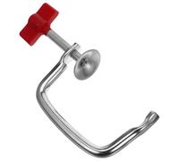 Pasta Maker Clamp Replacement Clip Part, Manual Fixing Accessory | Iron Alloy and PP Construction, Red Finish, One Piece, for Maintenance and Secure Attachment