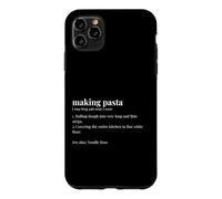 Pasta Maker Dictionary Funny Making Pasta Case for iPhone 11 Pro Max