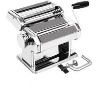 Pasta Maker Machine-3 in 1 Stainless Steel Pasta Machine (8 Thickness Settings),for Fettuccine/Spaghetti/Lasagne/Dough,Silver 150