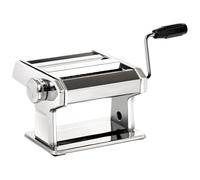 Pasta Maker Machine - Hand Crank Roller Nine Thickness Settings Stainless Steel Body | Spaghetti Press for Lasagna Fettuccine Noodles, Italian Recipes Made My