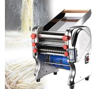 Pasta Maker Machine - Stainless Steel Electric Pasta Maker with Noodle Cutter
