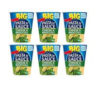 Pasta 'n' Sauce Big Cheese & Broccoli Instant Pot, Low Fat, Vegetarian, 85g,Pack Of 6
