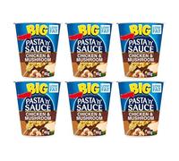Pasta 'n' Sauce Big Chicken & Mushroom Flavour, Low Fat, 85g,Pack Of 6