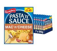 Pasta 'n' Sauce Mac 'N' Cheese Pasta Ready Meal, 99 g Packet (Pack of 7)