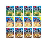 Pasta 'n' Sauce Variety Pack, Cheese & Broccoli, Macaroni Cheese, Chicken & Mushroom, 99g-108g, Pack of 12