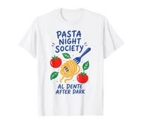 Pasta Night Society Al Dente After Dark Funny Pasta Lover T-Shirt