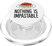 Pasta Nothing Is Impastable Pasta Love Spaghetti PopSockets PopGrip for MagSafe