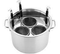 pasta pot-Pasta Cooker Pot with Strainer Insert Basket,Pasta Noodle Vegetable Dumpling Cooker Set for Home Kitchen Restaurant Cooking Tool