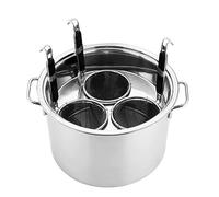 pasta pot-Stainess Steel Pasta Cooker W/Inserts,Cookware Stockpot With Divider And Colander Strainer,Heavy Duty Induction Pot,Induction,Ceramic,Glass And Halogen Cooktops Compatible