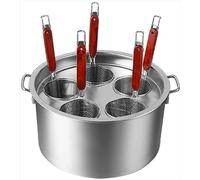 Pasta Pots Cooking Pot Commercial,Cookware with Divider and Colander Strainer,Stainless Steel Stock Pot