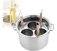 Pasta Pots Cooking Pot Commercial,Multifunctional Pasta Cooker with Divider and Colander Strainer,Stainless Steel Stock Pot for Home Kitchen,Restaurant,Commercial Cookin