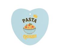 Pasta Queen Car Air Freshener Pad Love form | Hanging Decoration Fragrance Tablets Home Aromatherapy