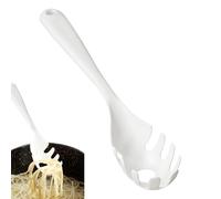 Pasta Spoon - Serrated Spaghetti Serving Fork, Kitchen Noodles Lifting Tool, Durable Pasta Baking Tool, Heat Resistant Dining Accessory |