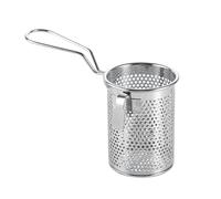 Pasta Strainer Mesh Stainless Steel Colander Mesh Net Strainer Frying Basket Spaghetti Basket for Noodles Dumpling Hot-Pot Style 2..