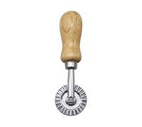 Pasta Wheel Cutter, Pastry Tool With Wooden Handle, Dough Cutting Tool With 3.8 cm Diameter, For Preparation Of Dough, Pizza Crust And