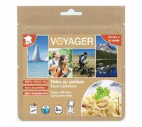 Pasta with ham Carbonara style Voyager