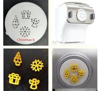 PASTADISC Christmas Themes Noodles Shape Disc, For Electric Philips Pasta Maker Machine, Automatic Pasta & Noodle Maker, Kitchen Appliances, Accessory Kit (4 in 1 - Christmas (8), H26)