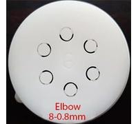 Pastadisc Elbow Macaroni Shape Disc, White, Plastic, for Philips Automatic Pasta Makers, Conchiglia Noodles Shape Disc