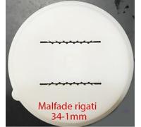 PASTADISC Mafaldine Pasta Noodles Shape Disc Fit For Philips Automatic Pasta Noodle Maker, Disc Compatible With Philips Pasta Maker Attachment Kitchen Appliance (Mafaldine 15x0.8mm) (X06, 34-1mm)